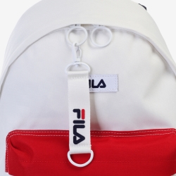 Fila Linear Logo Lettering Mini - Miesten Reput - Valkoinen | FI-54139